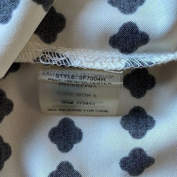 Brixon Ivy White & Black Patterned Blouse - Picture 6 of 7